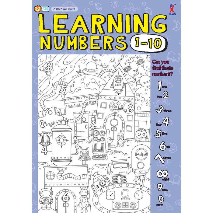  Learning Numbers Book 1-10 