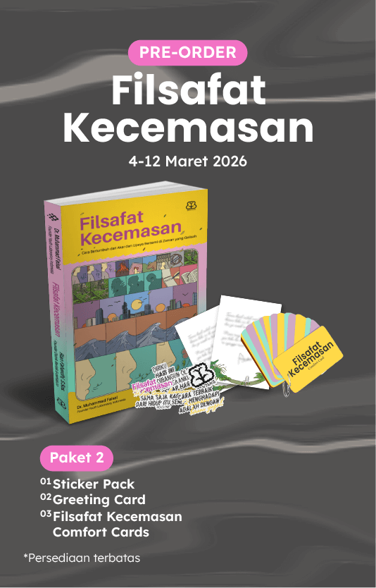 Filsafat Kecemasan – Pre Order - Bonus Special Sticker Pack + Greeting Card + Flash Card Kecemasan
