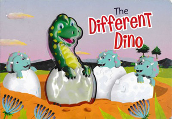 3-D Blister Books Different Dino