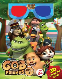 3d Coloring Book - Gob  Dan  Friends Vol. 4