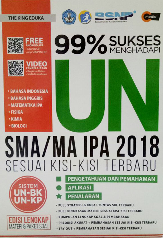 99% Sukses Menghadapi Un Sma/ma Ipa 2018