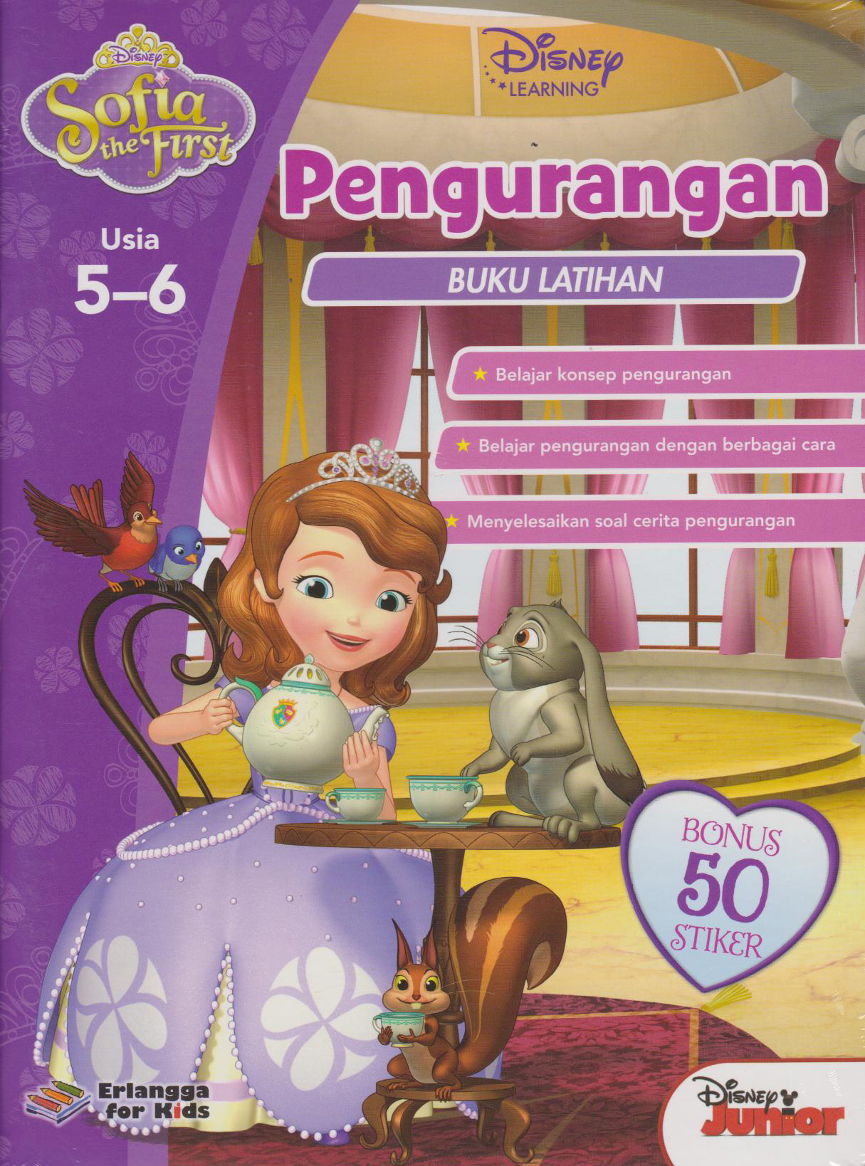 Disney Learning Sofia: Substraction (Pengurangan) 