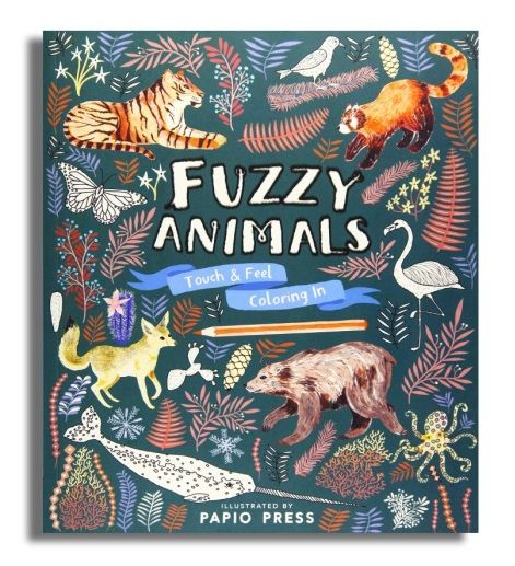 Fuzzy Animals (Touch  Dan  Feel Coloring In)