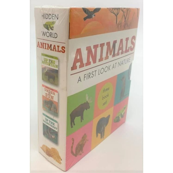 Hidden World - 3 Books In Slipcase: Animals