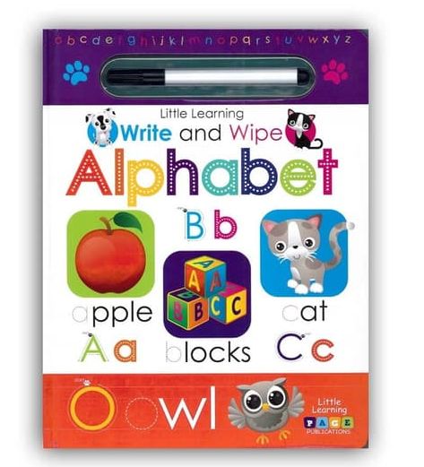 Little Learning Write And Wipe: Alphabet