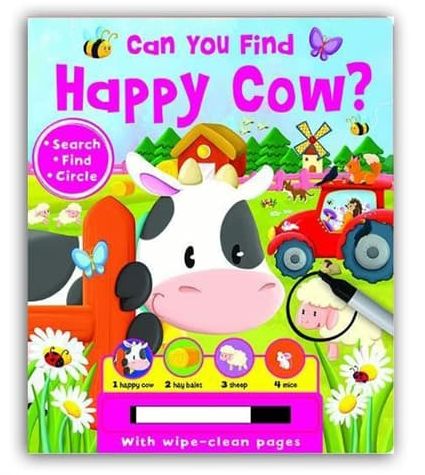 Search & Seek Wipe Clean: Can You Find Happy Cow?