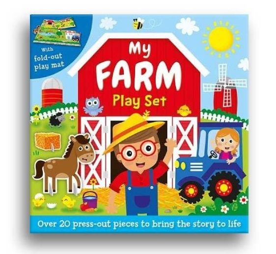 Press-Out And Play Board: My Farm Play Set