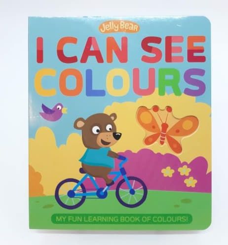 Jelly Bear Board Book: I Can See Colours