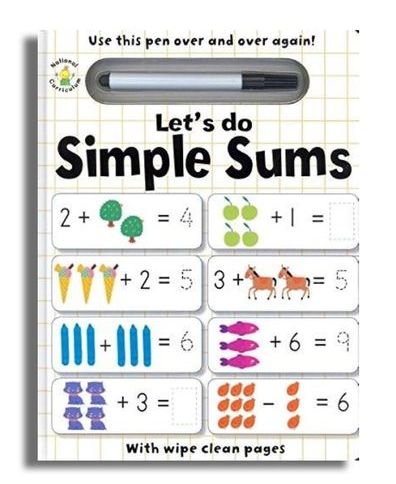 Wipe Clean: Lets Do Simple Sums