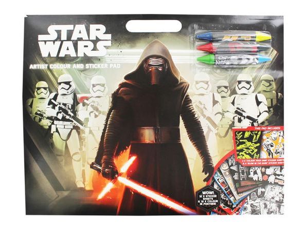 Star Wars - Artist Colour And Sticker Pad