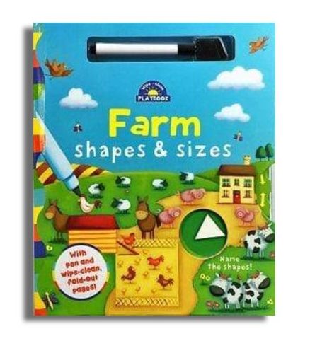 Wipe Clean Playday : Farm Shapes & Sizes