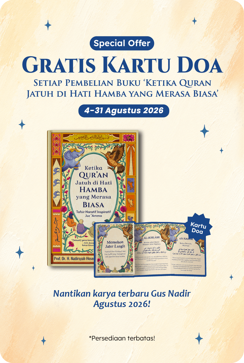 Ketika Quran Jatuh - Special Offer - Bonus Kartu Doa