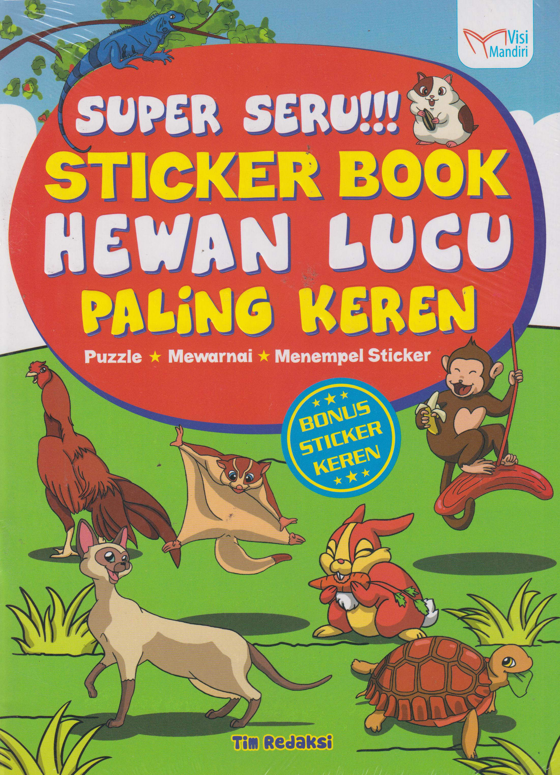 Hewan Lucu Paling Keren: Super Seru!! Sticker Book 