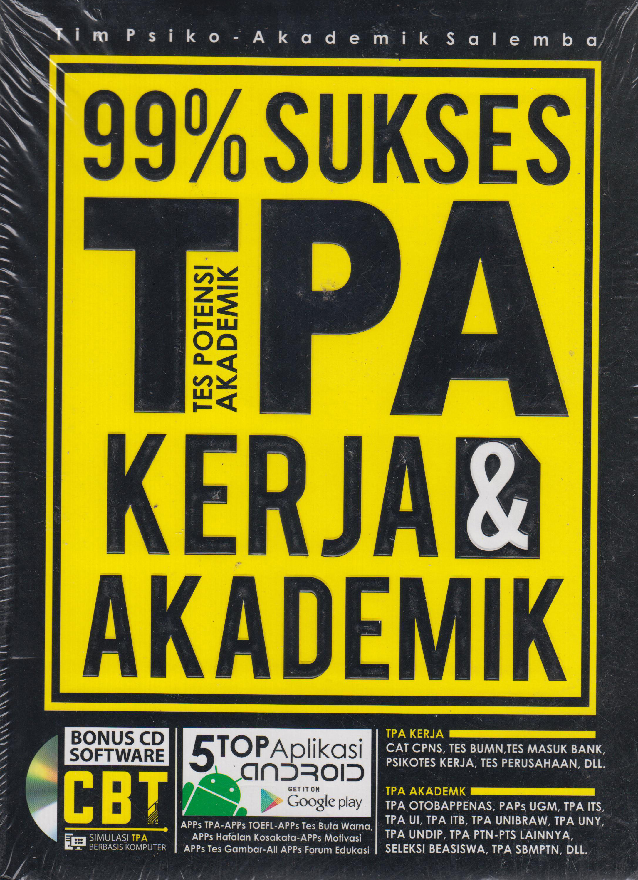 99 Persen Sukses Tpa Kerja Dan Akademik 