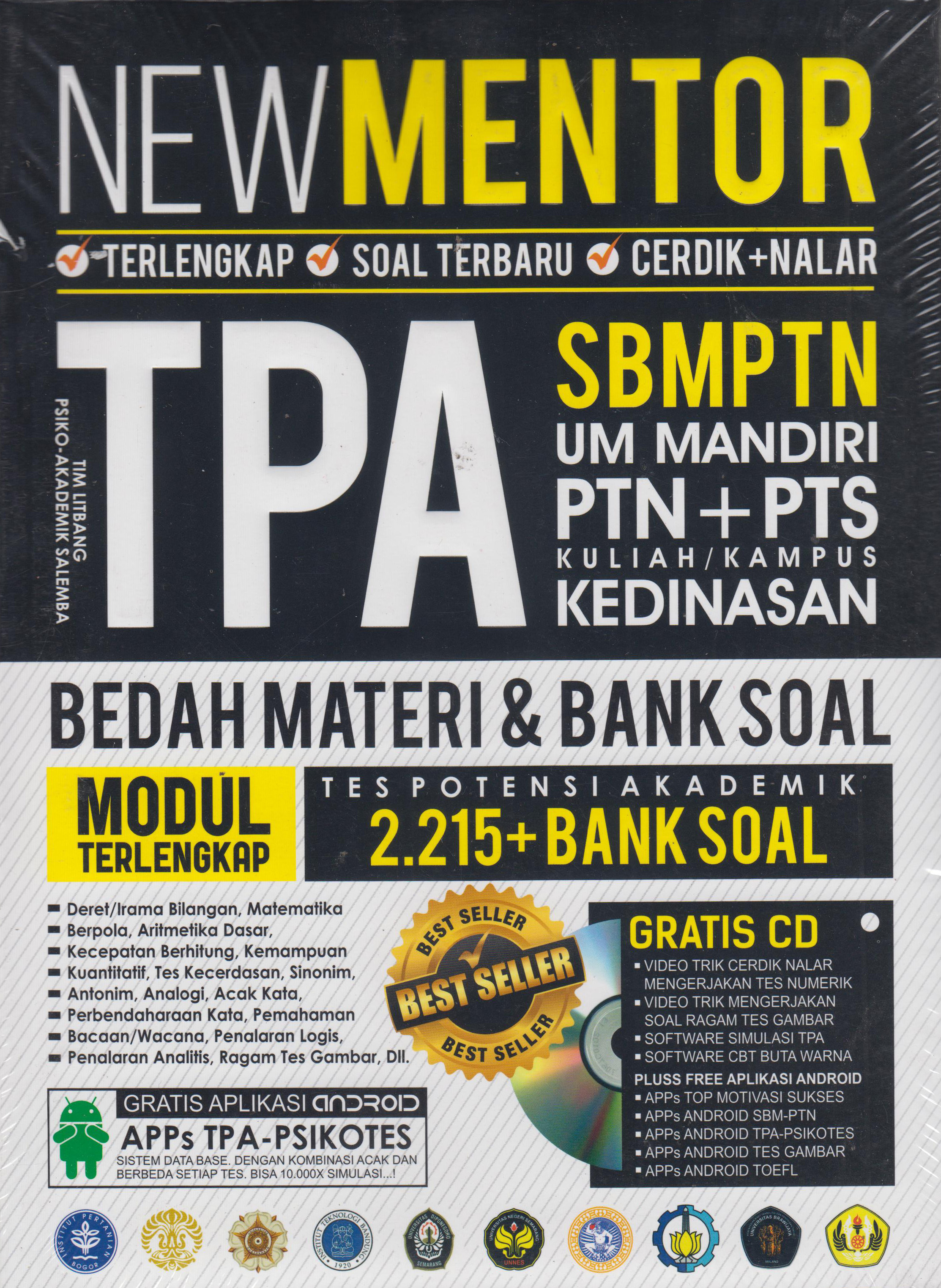 New Mentor Tpa Sbmptn Um Mandiri Ptn+pts Kuliah/ka 