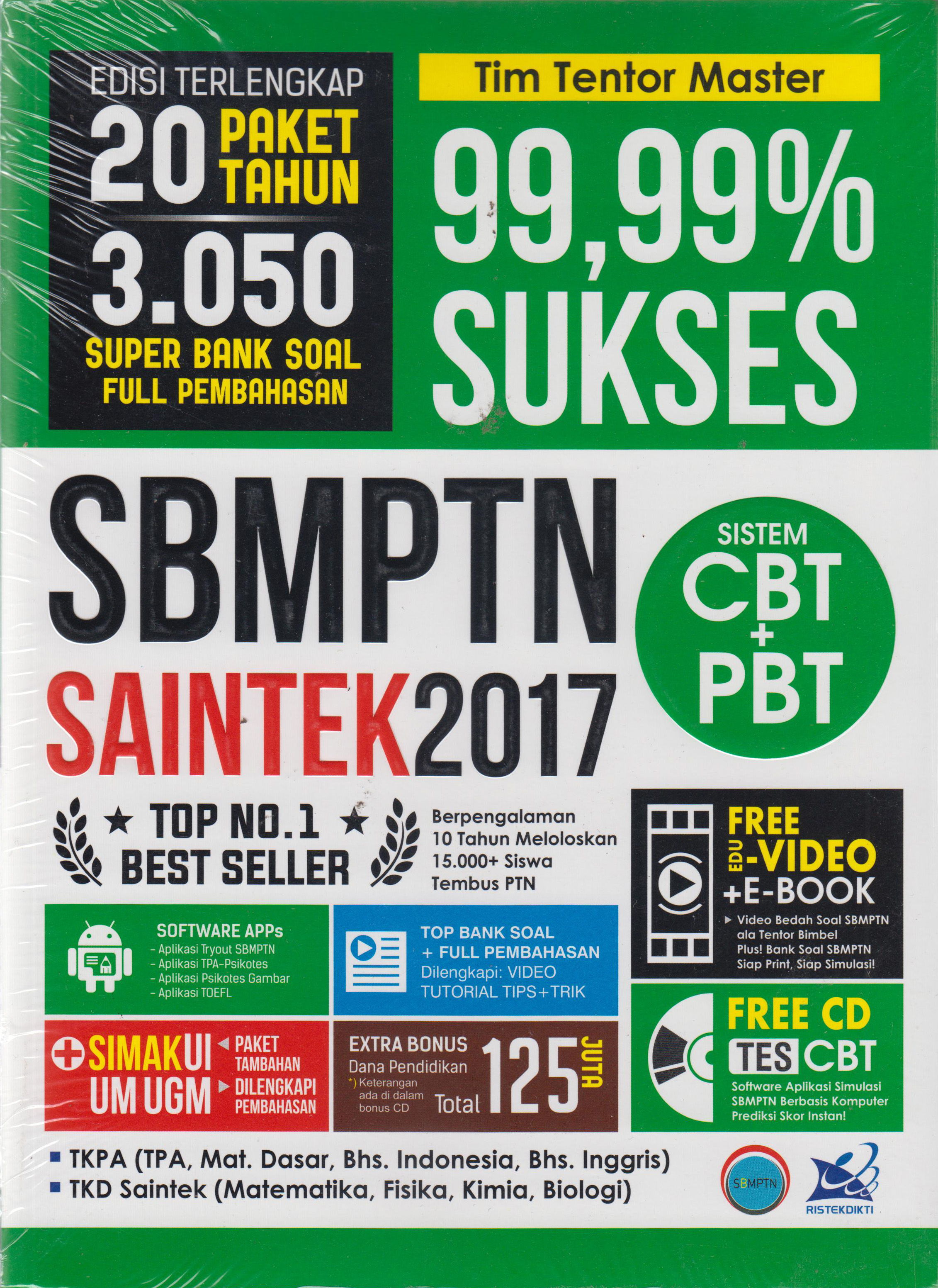 Sbmptn Saintek 2017: 99,99 Persen Sukses 