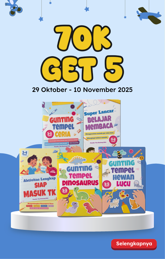 Paket Aktivitas Anak Beli 5 Buku Bayar 70rb 