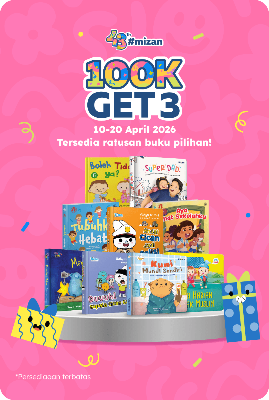 100k Get 3 - Spesial #mizan43