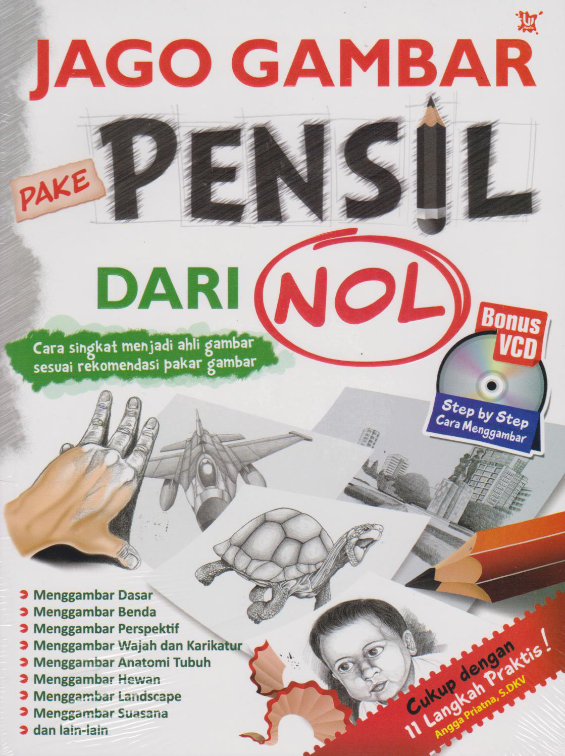 Jago Gambar Pake Pensil Dari Nol (Plus Cd) 