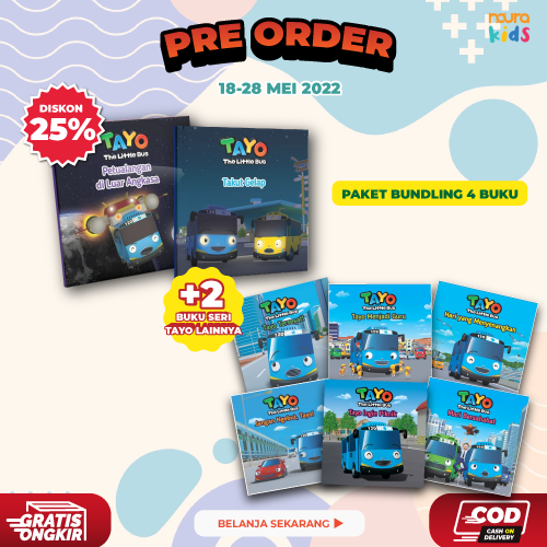 Paket Bundling 4 Buku Seri Tayo - Pre Order