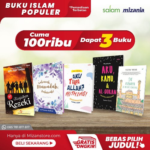 Paket Bundling Mp 100 Ribu Dapat 3 Buku