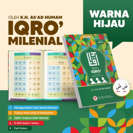 Buku Iqro Milenial Sc Hijau