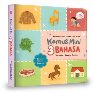 Kamus Mini 3 Bahasa Boardbook