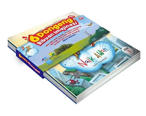 Buku Kumpulan Dongeng Anak Terbaik (Isi 6 Buku) - 6 Dongeng, Ribuan Imajinasi: Naik Awan | Di Manakah Ujung Pelangi? | Kerbau Mujur | Bantal