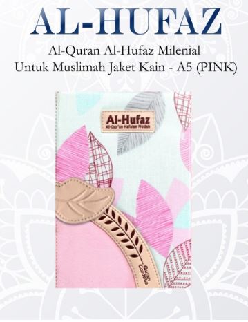Al-Quran A5 Jaket Kain Al-Hufaz Muslimah