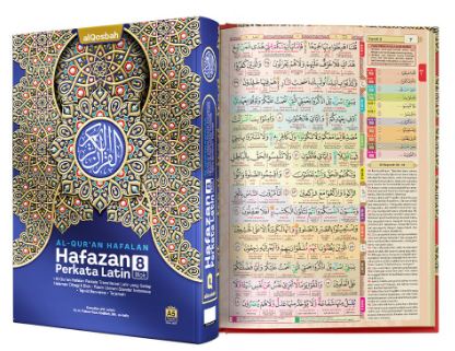 Al-Quran Hafazan 8 Blok Perkata Latin Qpp A5 Hc Biru