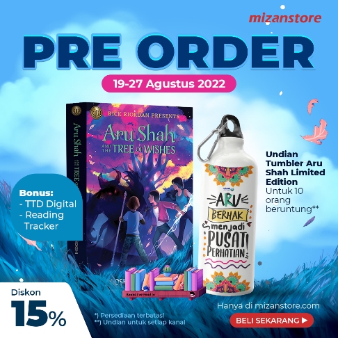 Paket Po Aru Shah And Tree Of Wishes + Gimmick + Undian Tumbler