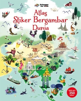 Atlas Stiker Bergambar Dunia [sam Lake]