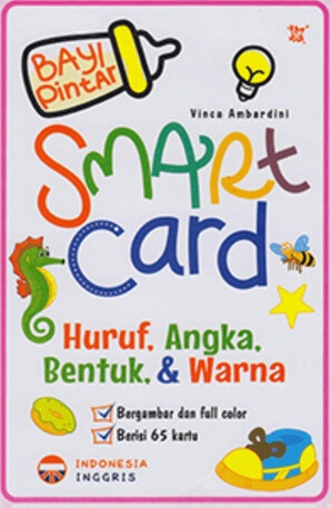 Bayi Pintar Smart Card Huruf, Angka, Bentuk, & Warna