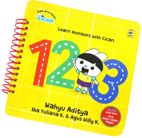 Fun Cican.wipe And Clean: Learn Number With Cican 123 (Boardbook)