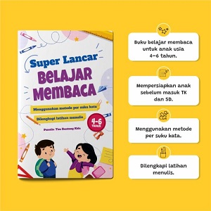 Aktivitas Anak Super Lancar Belajar Membaca | Usia 4-6 Tahun