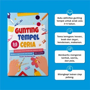 Aktivitas Anak Mizan Gunting Tempel Ceria | Usia 3-5 Tahun