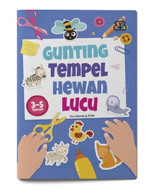 Aktivitas: Gunting Tempel Hewan Lucu