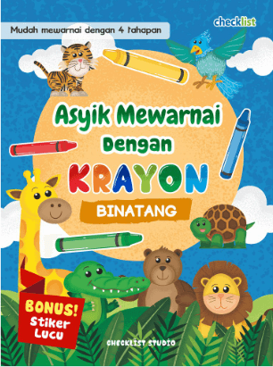 Binatang: Asyik Mewarnai Dgn Krayon