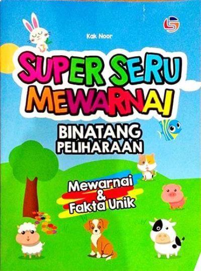 Binatang Peliharaan Super Seru Mewarnai