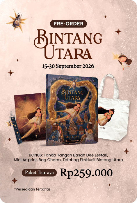 Bintang Utara - Pre Order - Paket Tsuraya - Totebag Eksklusif + Bertandatangan + Bonus Bag Charm