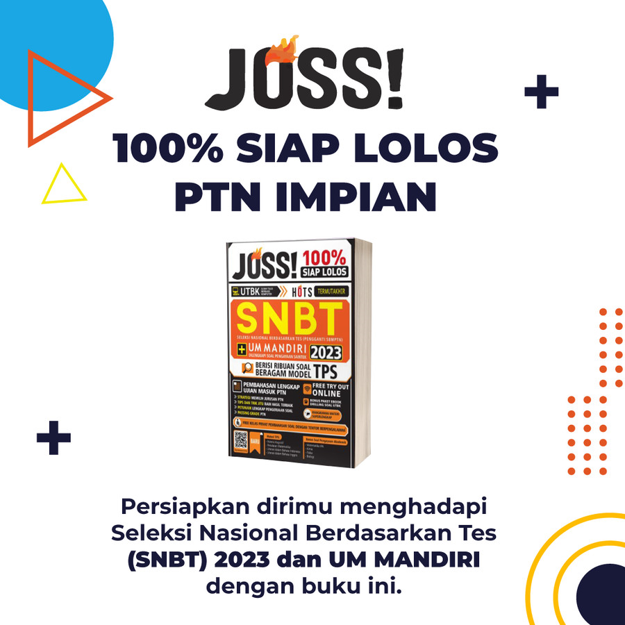 Joss! 100% Siap Lolos Utbk Snbt + Um Mandiri 2023 Dilengkapi Soal Pengayaan Saintek