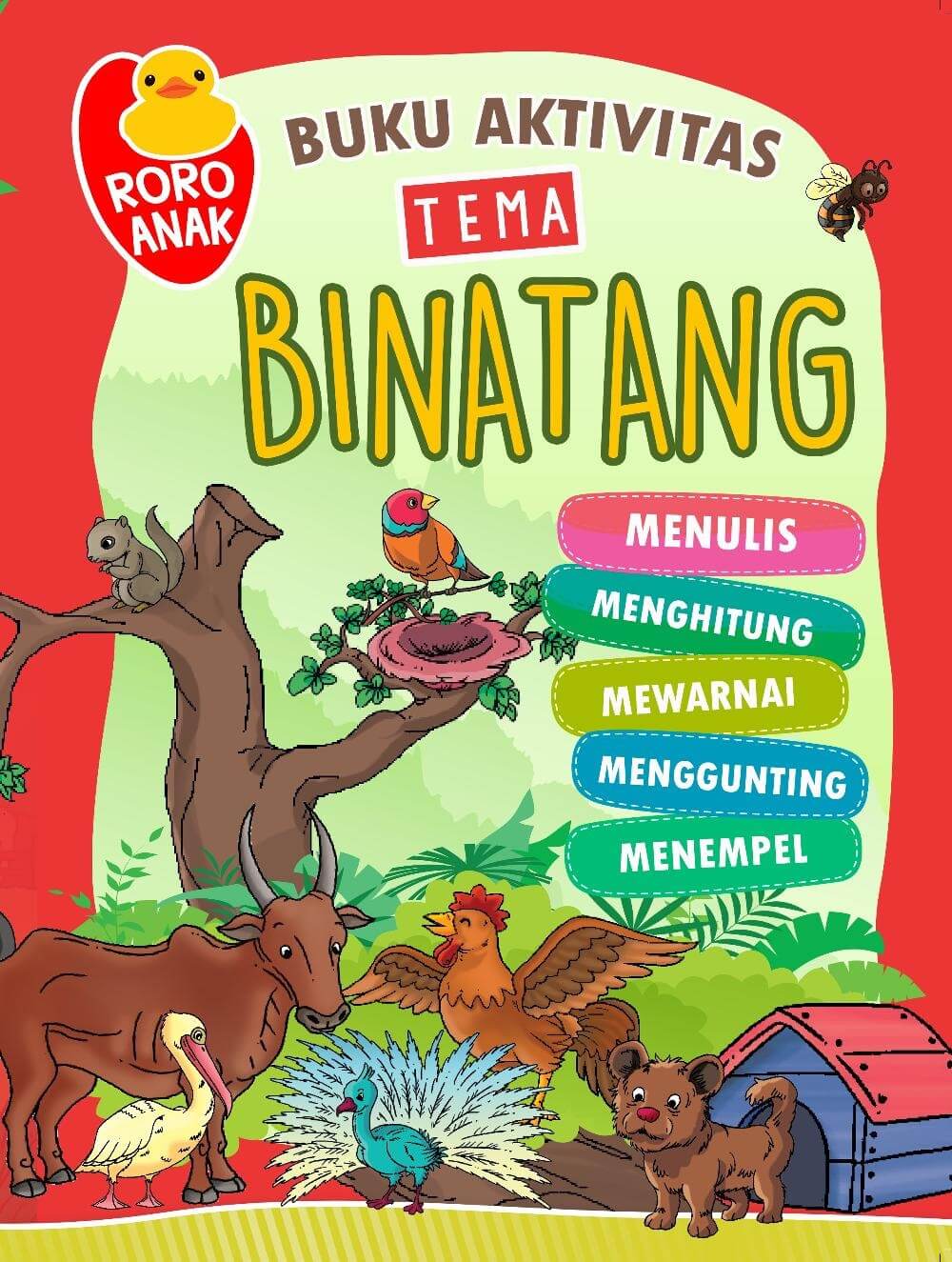 Buku Aktivitas Tema Binatang