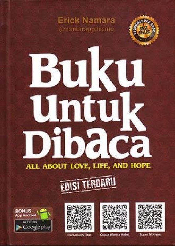 Buku Untuk Dibaca : All About Love, Life, And Hope Edisi Terbaru (Hard Cover)