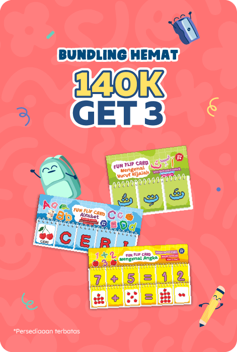 140k Get 3 Fun Flip Card - Bundling Hemat