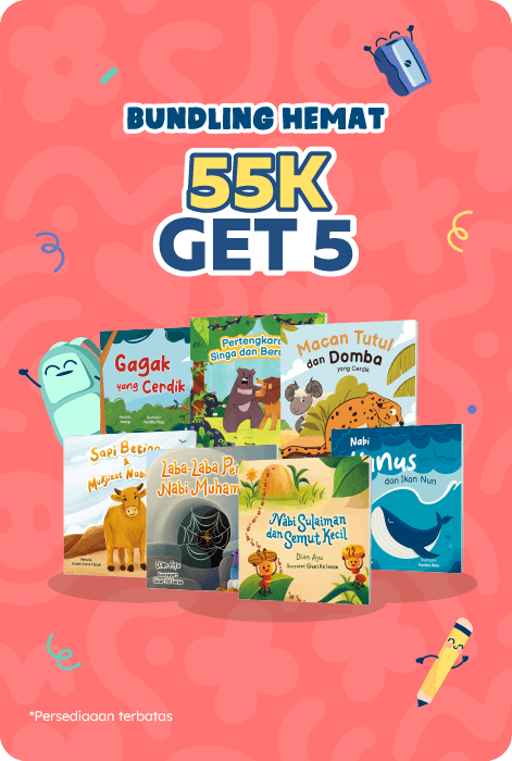 55k Get 5 Cerita Anak Islami - Bundling Hemat