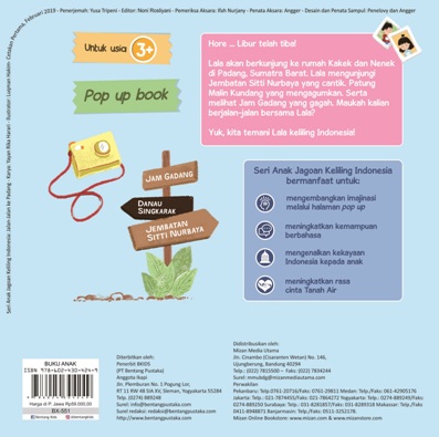 Seri Ajki.pop Up Book: Jalan-Jalan Ke Padang (Boardbook)