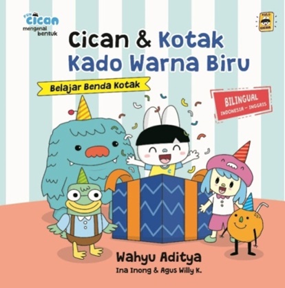 Seri Fun Cican: Cican & Kotak Kado Warna Biru (Boardbook)