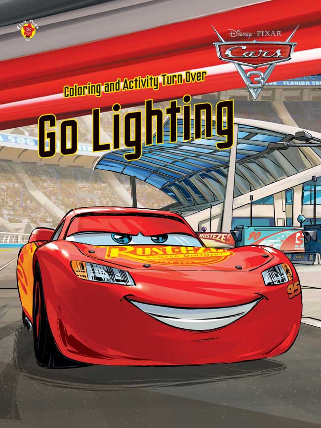 Coloring And Activity Turn Over Cars 3- Go Lightning [disney]
