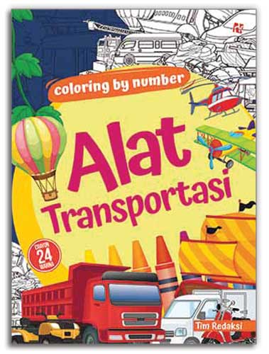 Coloring By Number Alat Transportasi