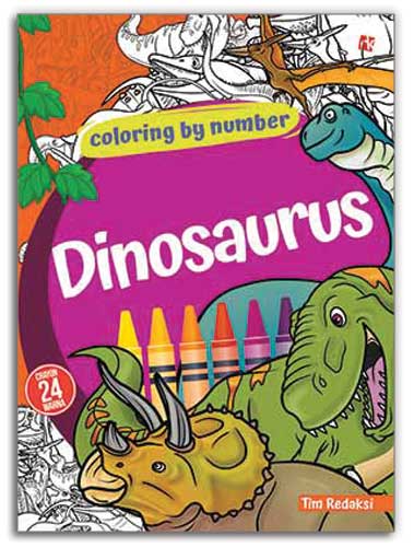 Coloring By Number Dinosaurus